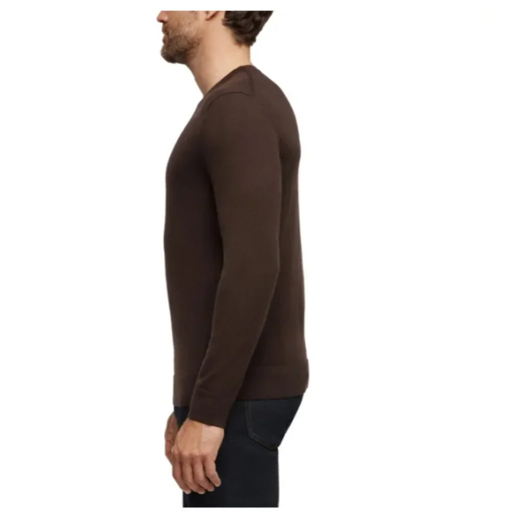 NWT Banana Republic Men’s Merino Wool Brown Sweater Size XL